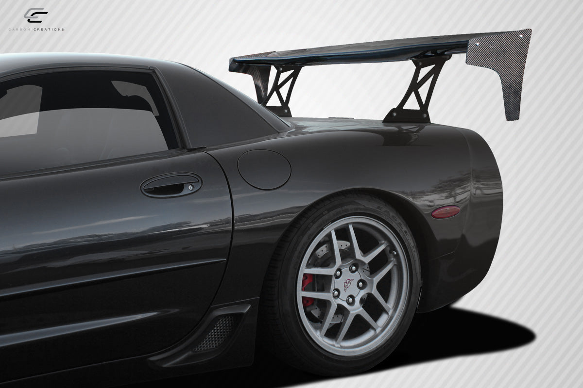 Universal 70" Carbon Creations DriTech VRX V2 Short Wing Spoiler Complete Kit - 9 Piece - 113267