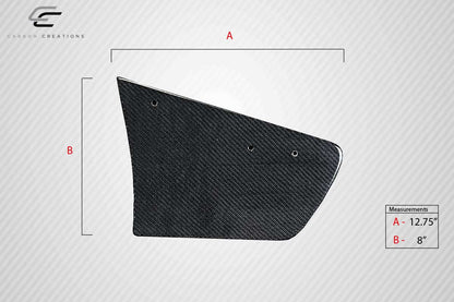 Universal 70" Carbon Creations DriTech VRX V1 Tall Wing Spoiler Complete Kit - 9 Piece - 113269