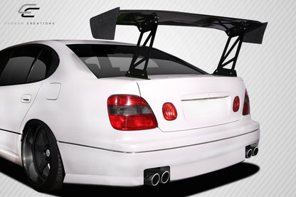 Universal 70" Carbon Creations DriTech VRX V1 Tall Wing Spoiler Complete Kit - 9 Piece - 113269