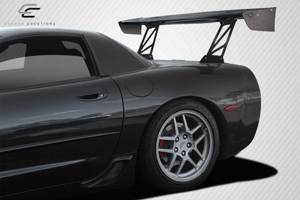 Universal 70" Carbon Creations DriTech VRX V1 Tall Wing Spoiler Complete Kit - 9 Piece - 113269