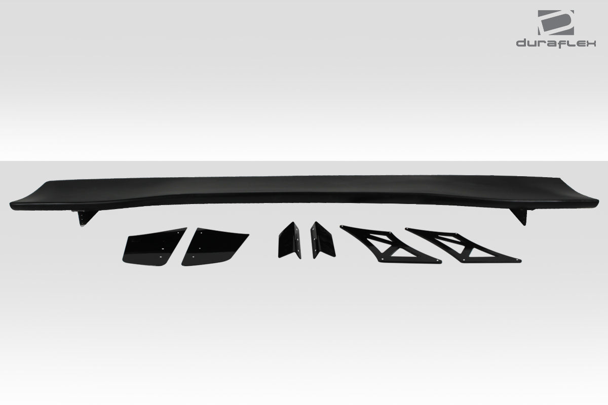 Universal 74" Extreme Dimensions Duraflex VRX V1 Short Wing Spoiler Complete Kit - 9 Piece - 113272