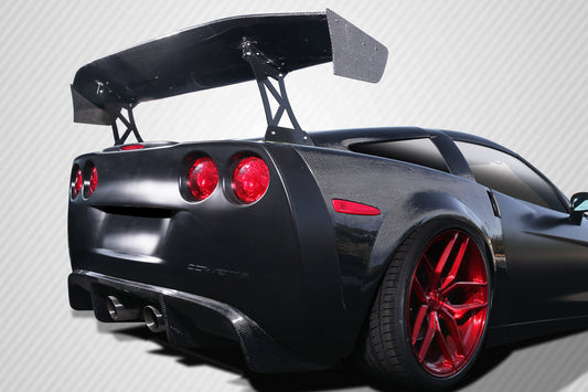 Universal 74" Carbon Creations DriTech VRX V1 Short Wing Spoiler Complete Kit - 9 Piece - 113273