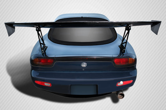 Universal 74" Carbon Creations DriTech VRX V1 Tall Wing Spoiler Complete Kit - 9 Piece - 113277