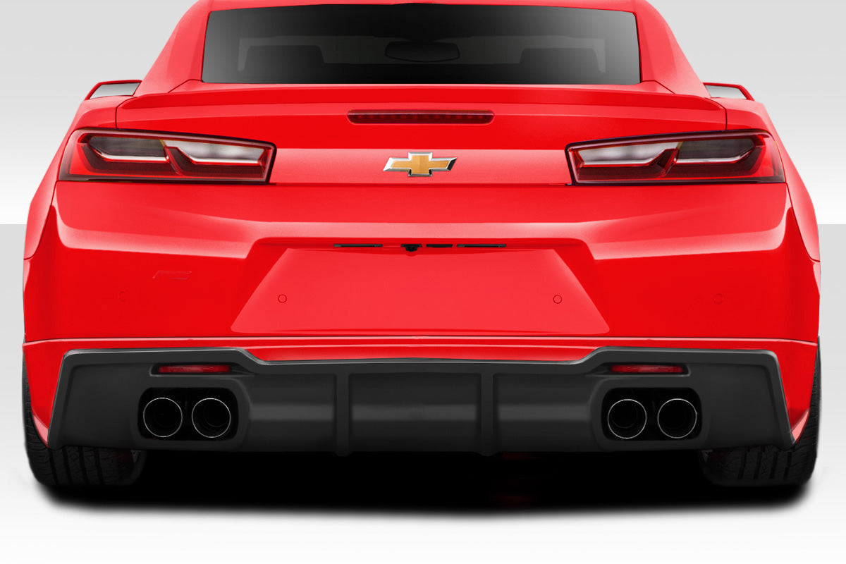 Extreme Dimensions Duraflex Racer Rear Lip Add On Spoiler Compatible With 2016-2018 Chevrolet Camaro V8 - 1 Piece - 113287