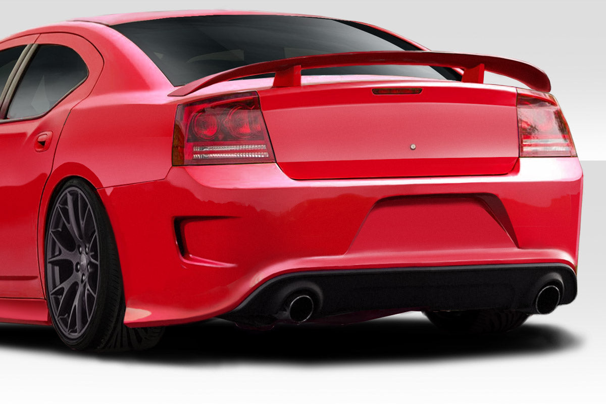Extreme Dimensions Duraflex Hellcat Look Rear Bumper Cover Compatible With 2006-2010 Dodge Charger - 1 Piece - 113292