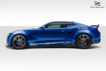 Extreme Dimensions Duraflex Grid Wide Body Kit Compatible With 2016-2018 Chevrolet Camaro - 4 Piece - 113304