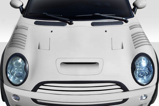Extreme Dimensions Duraflex Racer Hood Compatible With 2002-06 MINI Cooper 05-2008 Convertible R52 - 1 Piece - 113313