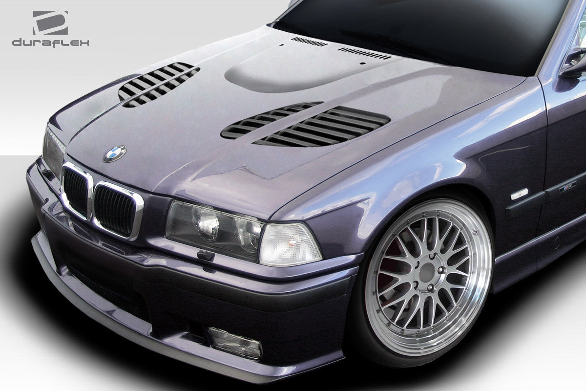 Extreme Dimensions Duraflex GTR Hood Compatible With 1992-1998 BMW 3 Series M3 E36 4DR - 1 Piece - 113317
