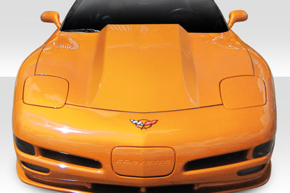 Extreme Dimensions Duraflex Cowl Hood Compatible With 1997-2004 Chevrolet Corvette - 1 Piece - 113329