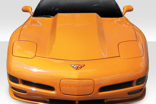 Extreme Dimensions Duraflex Cowl Hood Compatible With 1997-2004 Chevrolet Corvette - 1 Piece - 113329