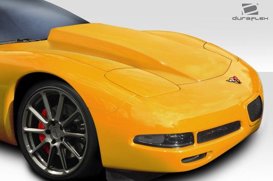 Extreme Dimensions Duraflex Cowl Hood Compatible With 1997-2004 Chevrolet Corvette - 1 Piece - 113329