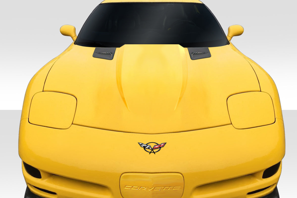Extreme Dimensions Duraflex DTM Hood Compatible With 1997-2004 Chevrolet Corvette - 1 Piece - 113330