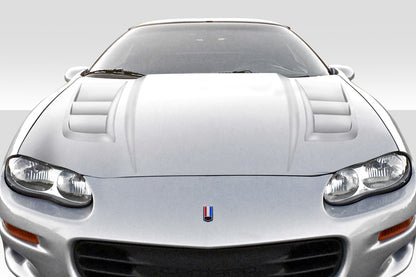 Extreme Dimensions Duraflex H Design Hood Compatible With 1998-2002 Chevrolet Camaro - 1 Piece - 113332