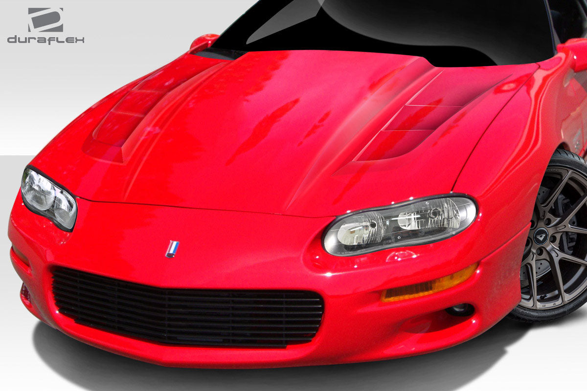 Extreme Dimensions Duraflex H Design Hood Compatible With 1998-2002 Chevrolet Camaro - 1 Piece - 113332