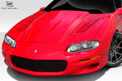 Extreme Dimensions Duraflex H Design Hood Compatible With 1998-2002 Chevrolet Camaro - 1 Piece - 113332
