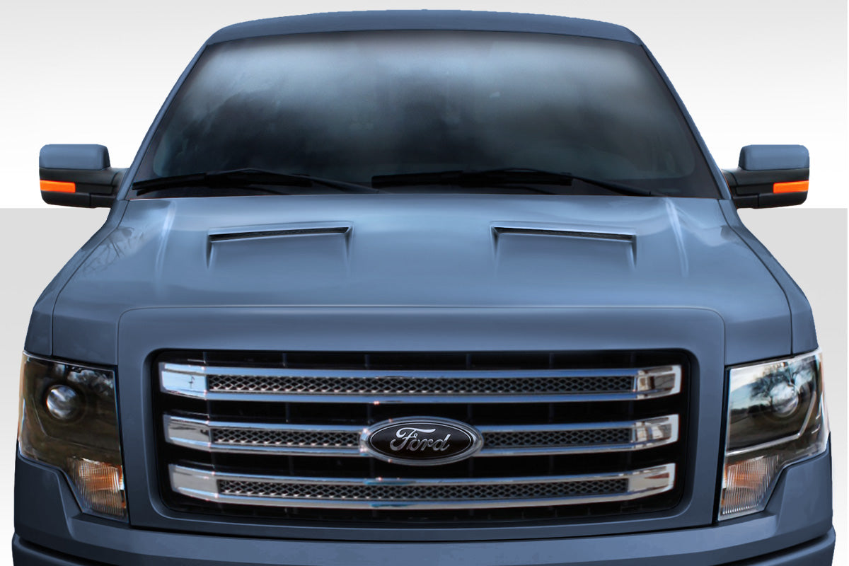 Extreme Dimensions Duraflex Ram Air Hood Compatible With 2009-2014 Ford F150 - 1 Piece - 113342