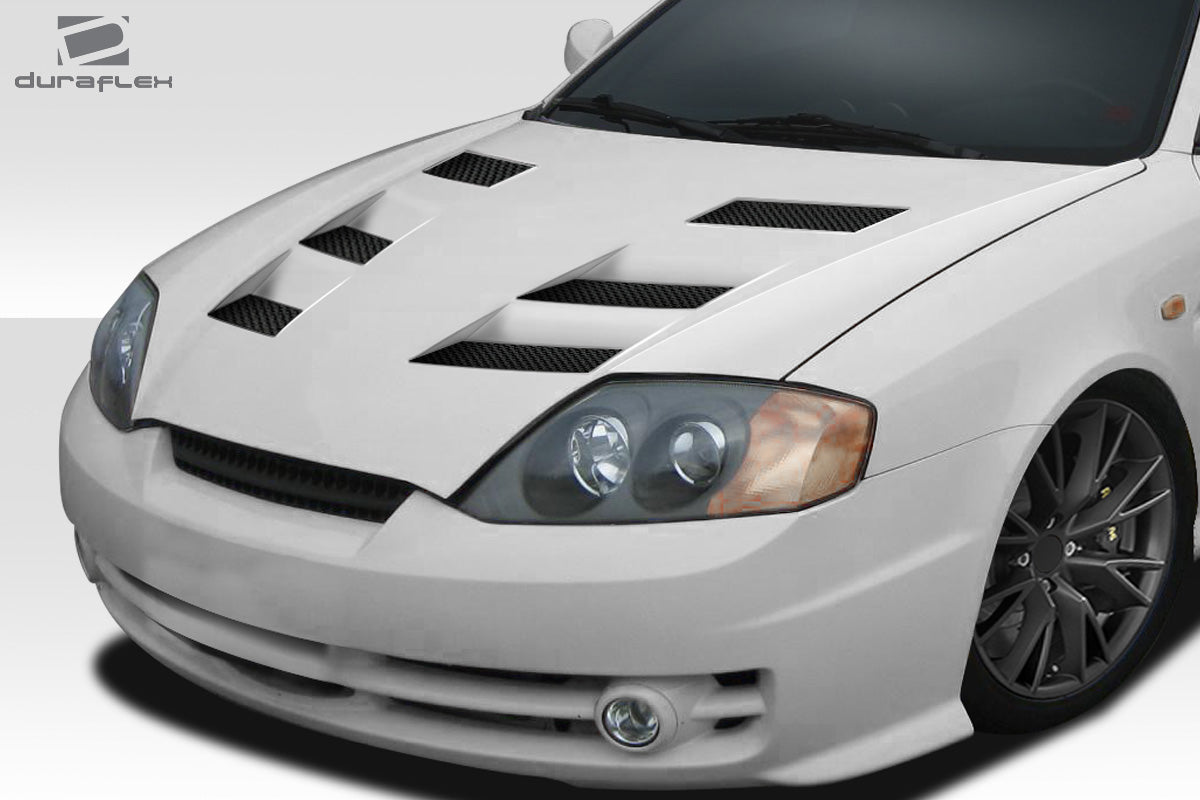 Extreme Dimensions Duraflex AM-S Hood Compatible With 2003-2006 Hyundai Tiburon - 1 Piece - 113348