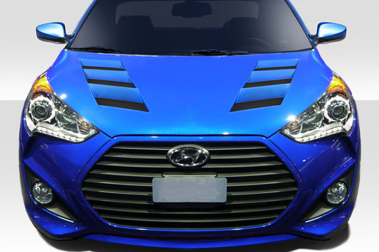 Extreme Dimensions Duraflex AM-S Hood Compatible With 2012-2017 Hyundai Veloster - 1 Piece - 113352