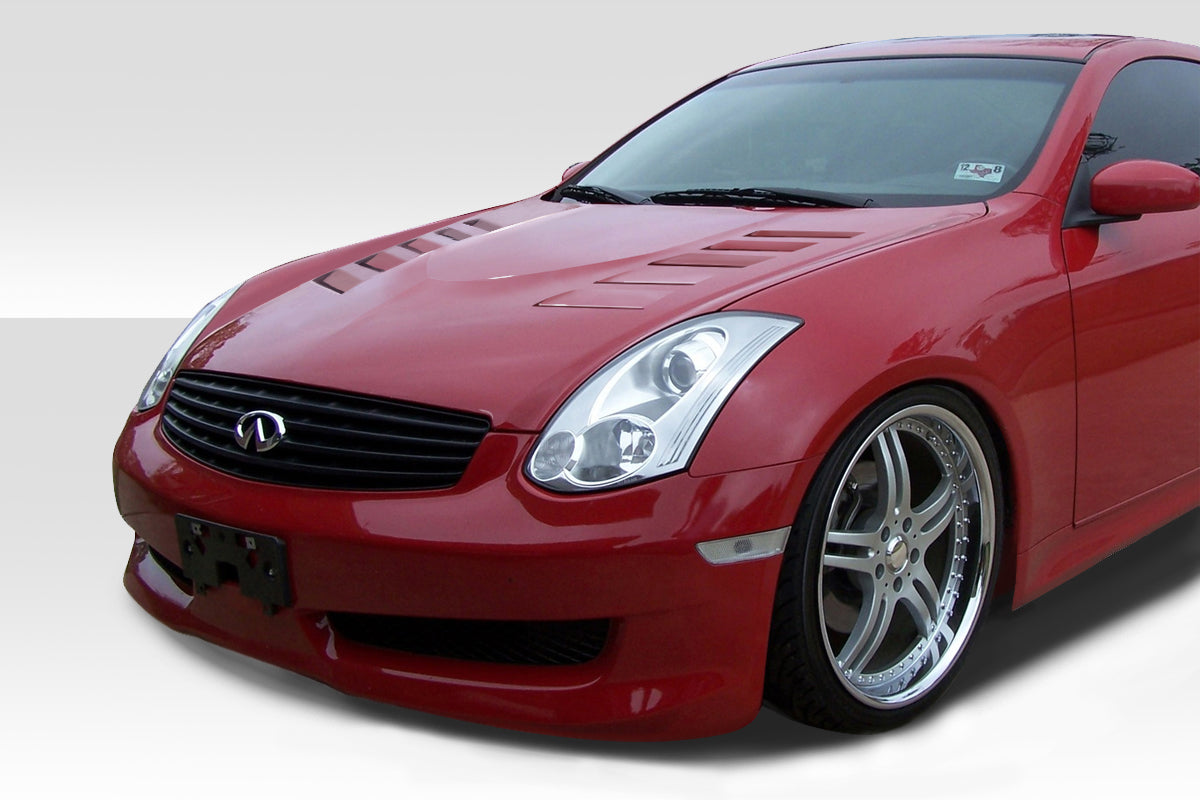 Extreme Dimensions Duraflex O Design Hood Compatible With 2003-2007 Infiniti G Coupe - 1 Piece - 113363