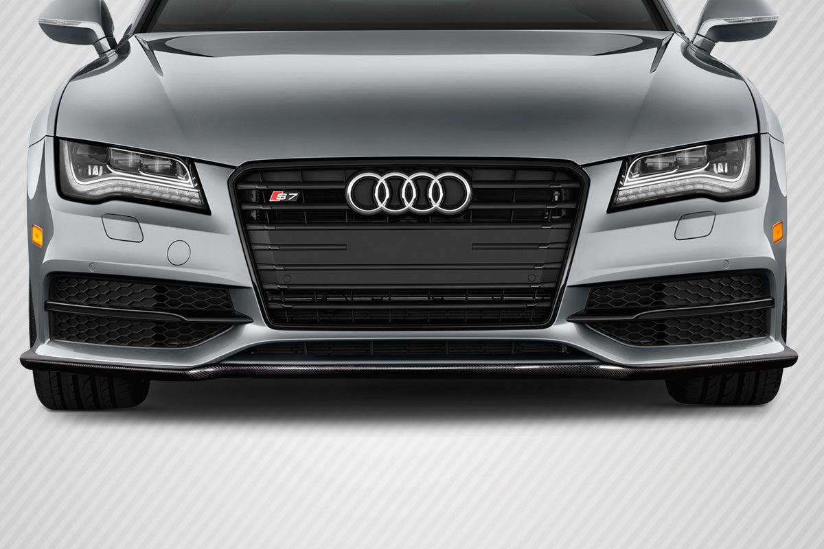 Carbon Creations S Line Front Lip Spoiler Compatible With 2012-2015 Audi A7 - 1 Piece - 113378