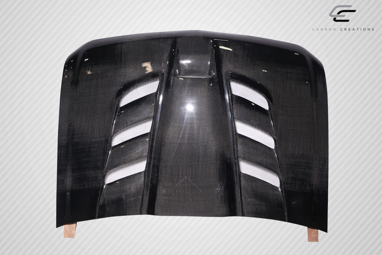 Carbon Creations Viper Look Hood Compatible With 2007-2013 Chevrolet Silverado - 1 Piece - 113403