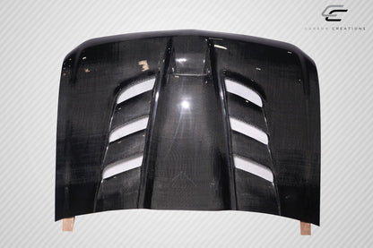 Carbon Creations Viper Look Hood Compatible With 2007-2013 Chevrolet Silverado - 1 Piece - 113403