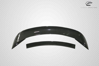 Carbon Creations GT350 Look Wing Spoiler Add On Compatible With 2015-2023 Ford Mustang Coupe - 1 Piece - 113405