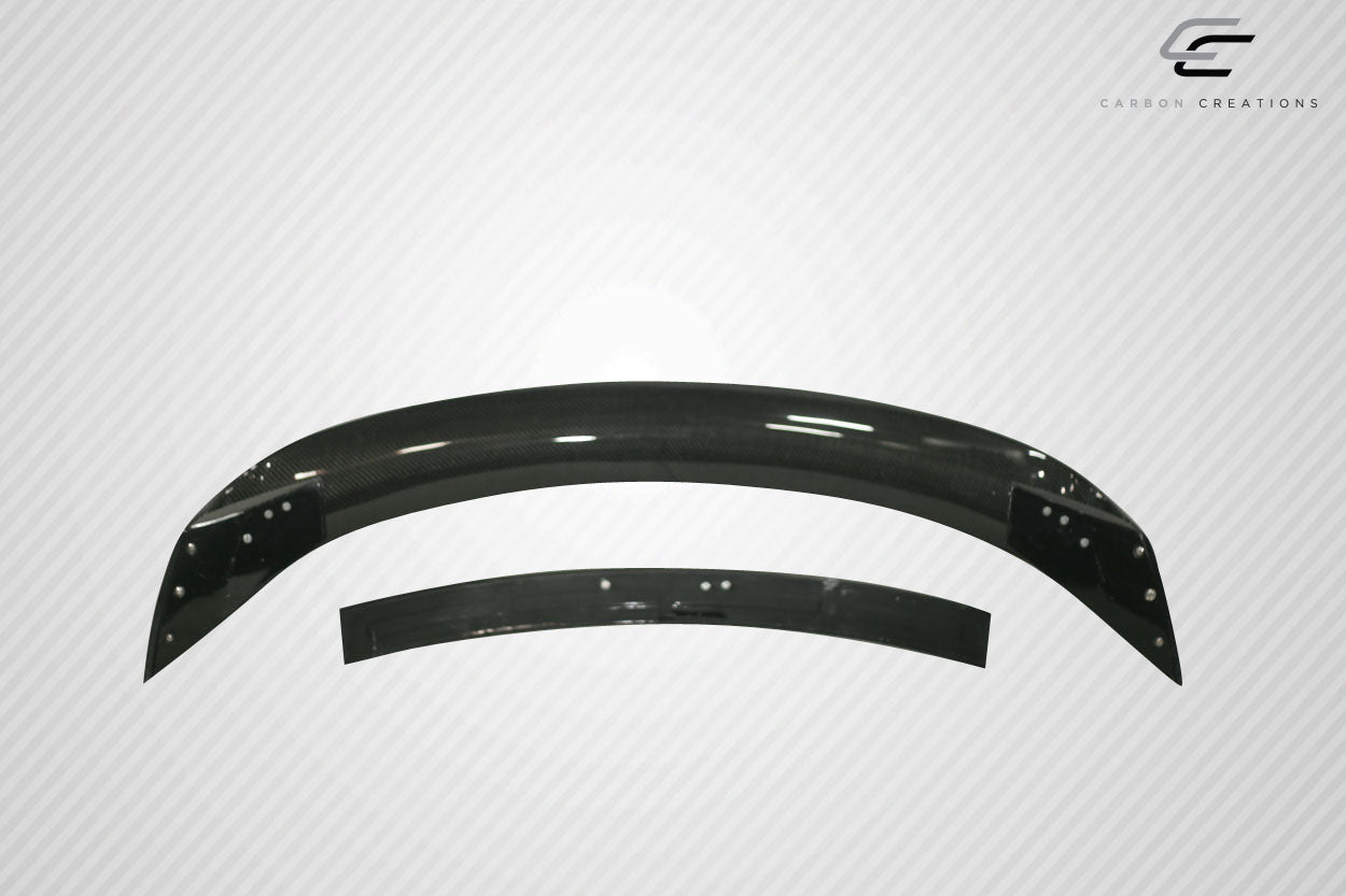 Carbon Creations GT350 Look Wing Spoiler Add On Compatible With 2015-2023 Ford Mustang Coupe - 1 Piece - 113405