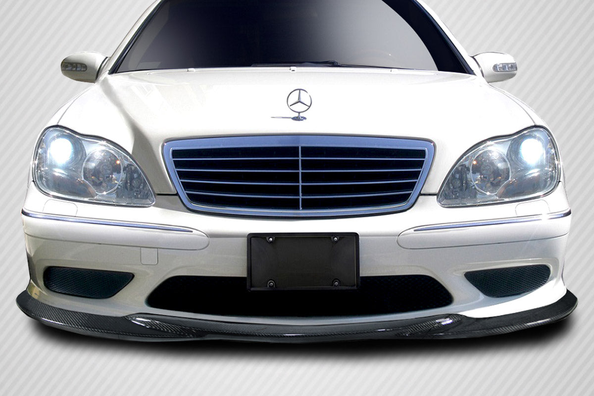 Carbon Creations Sport Front Lip Spoiler Compatible With 2003-2006 Mercedes S Class - 1 Piece - 113438