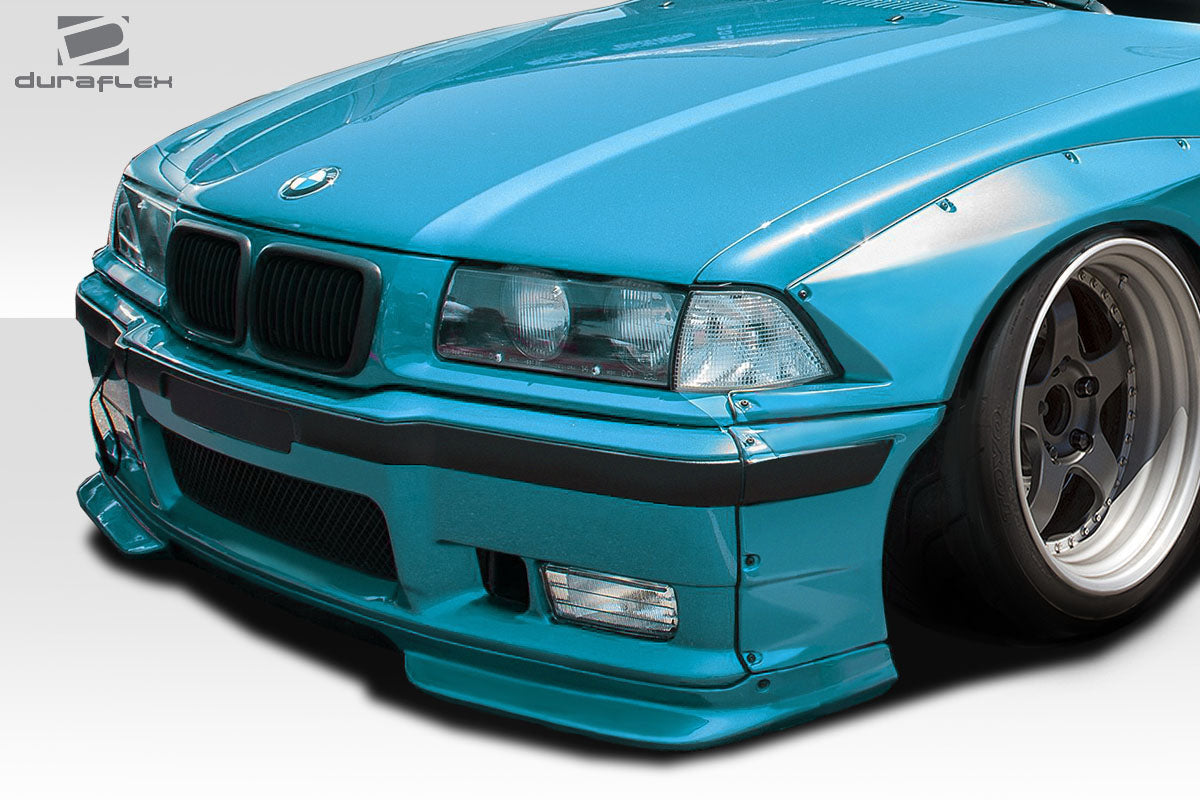 Extreme Dimensions Duraflex Circuit Front Lip Spoiler Compatible With 1992-1998 BMW 3 Series - 1 Piece - 113440