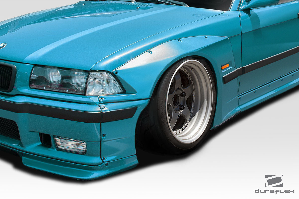 Extreme Dimensions Duraflex Circuit Side Skirts Compatible With 1992-1998 BMW 3 Series - 2 Piece - 113443