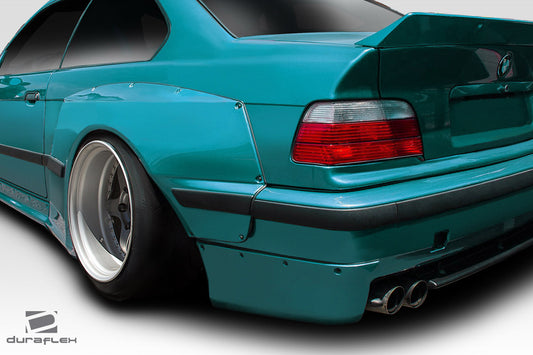 Extreme Dimensions Duraflex Circuit Rear Fender Flares Compatible With 1992-1998 BMW 3 Series - 2 Piece - 113444