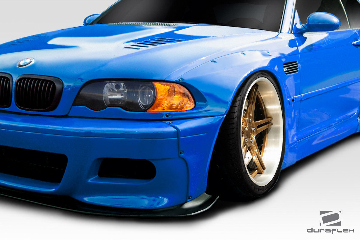 Extreme Dimensions Duraflex Circuit Front Fenders Flare Compatible With 2001-2006 BMW M3 - 4 Piece - 113449