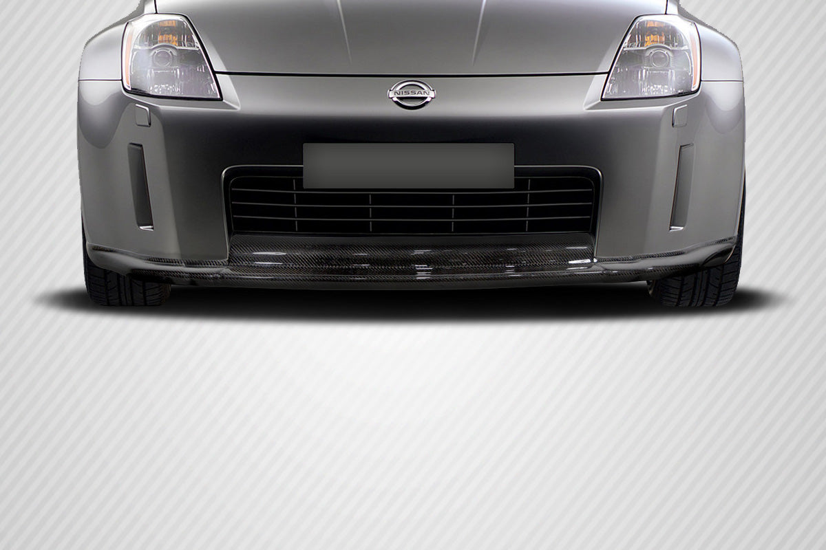 Carbon Creations MZ Front Lip Spoiler Compatible With 2003-2005 Nissan 350Z - 1 Piece - 113453
