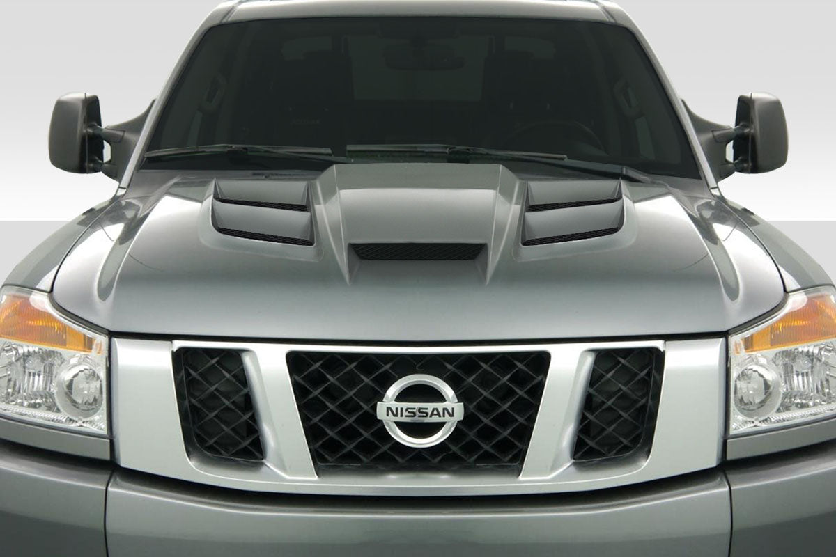 Extreme Dimensions Duraflex Viper Look Hood Compatible With 2004-2015 Nissan Titan - 1 Piece - 113464