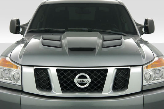Extreme Dimensions Duraflex Viper Look Hood Compatible With 2004-2015 Nissan Titan - 1 Piece - 113464