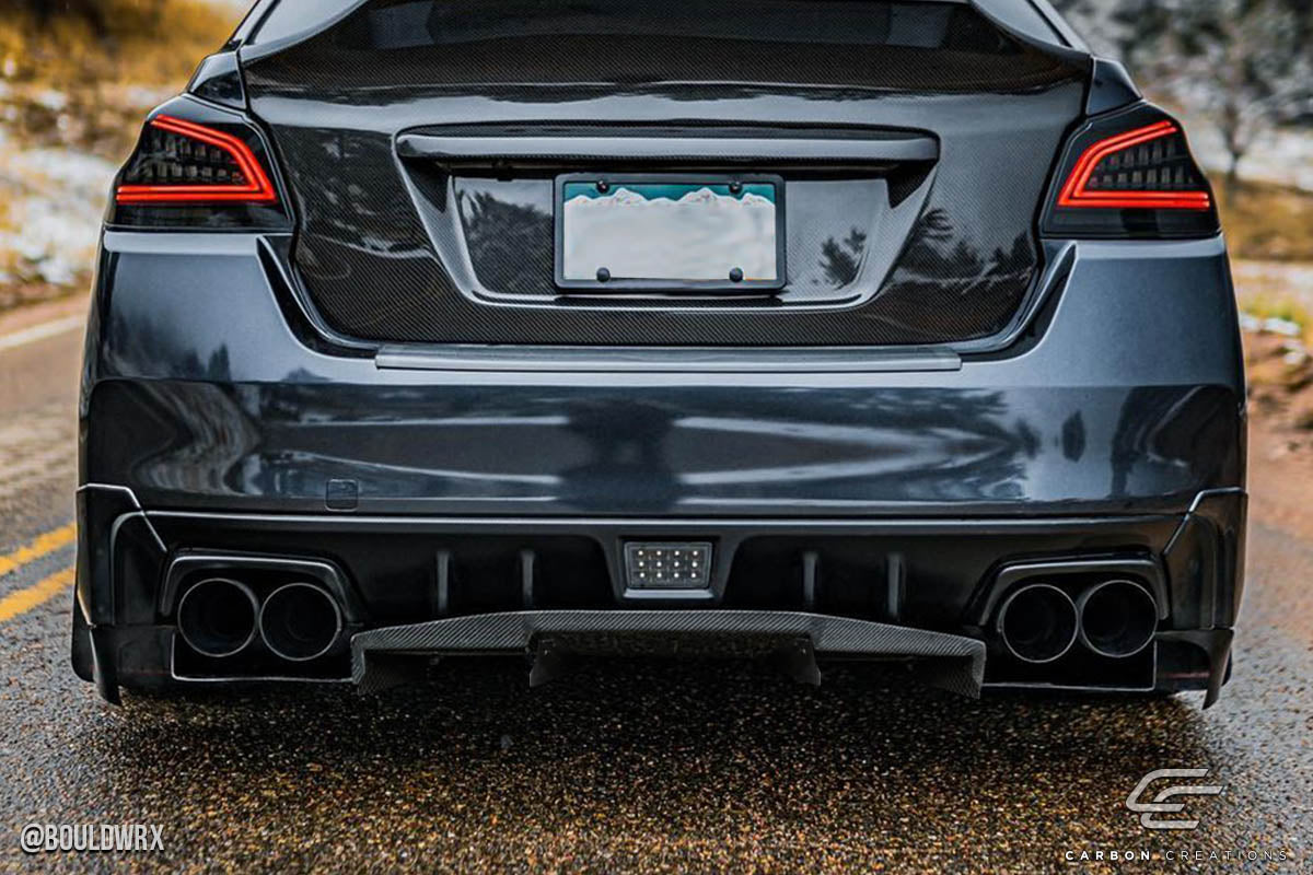 Carbon Creations VRS Rear Diffuser Compatible With 2015-2021 Subaru WRX STI - 3 Piece - 113472
