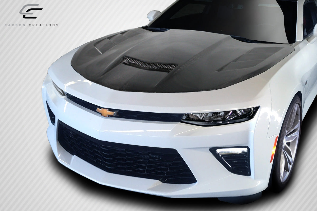 Carbon Creations TS-1 Hood Compatible With 2016-2024 Chevrolet Camaro - 1 Piece - 113488