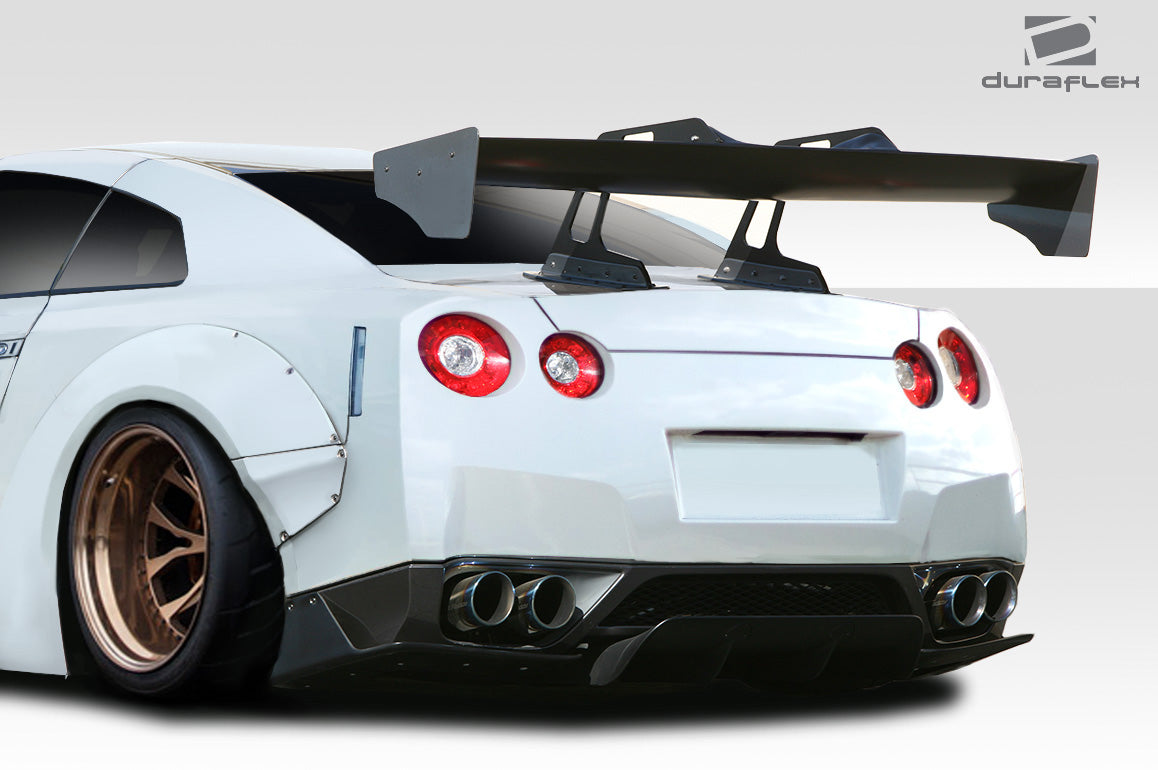 Extreme Dimensions Duraflex LBW Rear Lip Add On Spoiler Compatible With 2009-2016 Nissan GTR - 3 Piece - 113510