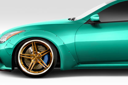 Extreme Dimensions Duraflex LBW Wide Body Kit Compatible With 2008-2015 Infiniti G Coupe G37 Q60 - 8 Piece - 113665