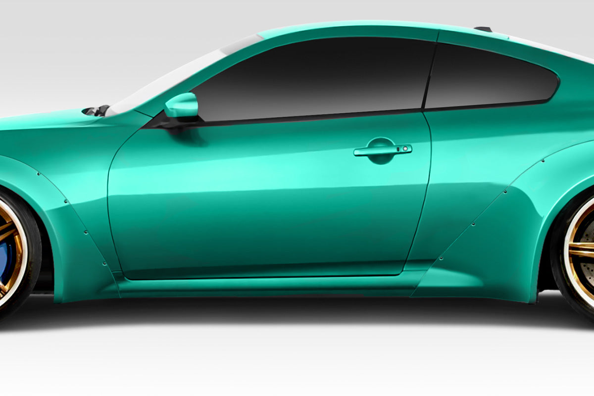 Extreme Dimensions Duraflex LBW Side Skirts Compatible With 2008-2015 Infiniti G Coupe - 2 Piece - 113530