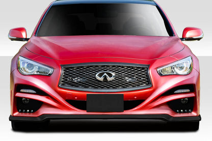 Extreme Dimensions Duraflex Impulse Front Bumper Cover Compatible With 2014-2023 Infiniti Q50 - 1 Piece - 113536