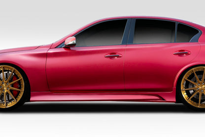 Extreme Dimensions Duraflex Impulse Side Skirts Compatible With 2014-2023 Infiniti Q50 - 2 Piece - 113537