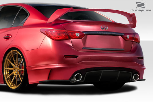 Extreme Dimensions Duraflex Impulse Wing Spoiler Compatible With 2014-2023 Infiniti Q50 - 1 Piece - 113539