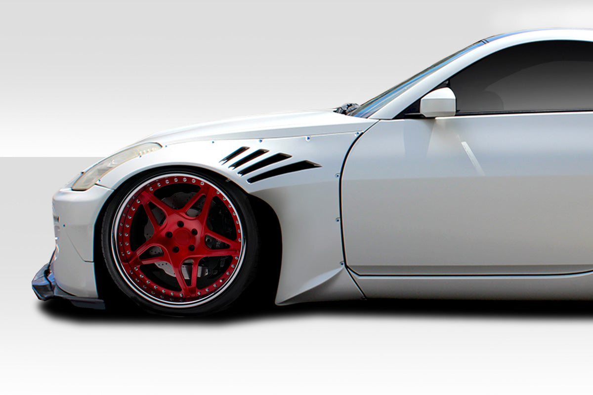 Extreme Dimensions Duraflex RBS Front Fenders Flare Compatible With 2003-2008 Nissan 350Z - 2 Piece - 113544