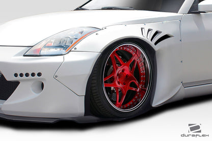 Extreme Dimensions Duraflex RBS Front Fenders Flare Compatible With 2003-2008 Nissan 350Z - 2 Piece - 113544