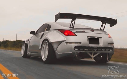 Extreme Dimensions Duraflex RBS Rear Fender Flares Compatible With 2003-2008 Nissan 350Z - 2 Piece - 113545