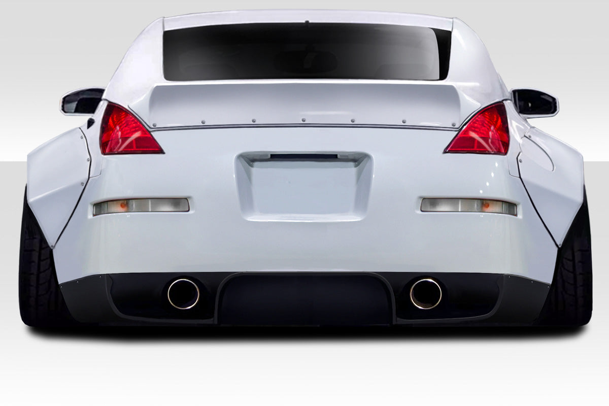 Extreme Dimensions Duraflex RBS Rear Lip Add On Spoiler Compatible With 2003-2008 Nissan 350Z - 3 Piece - 113546