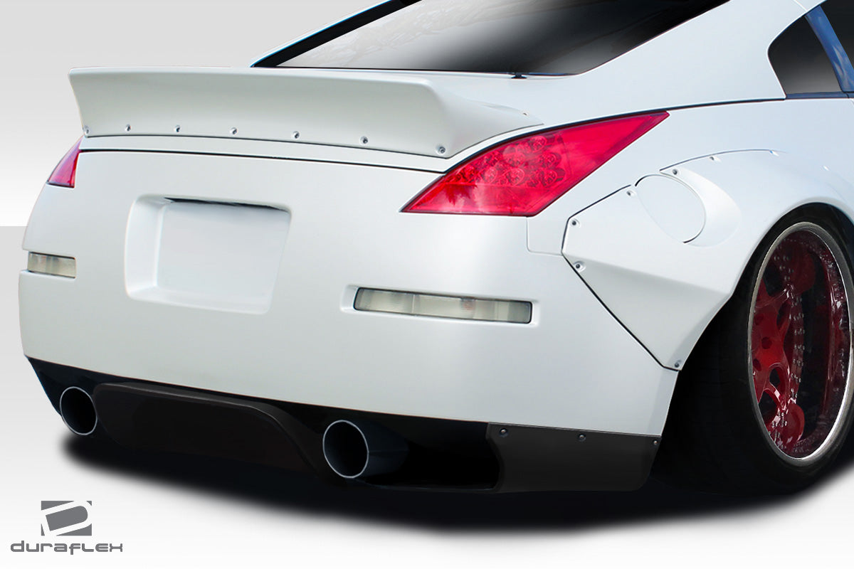 Extreme Dimensions Duraflex RBS Rear Lip Add On Spoiler Compatible With 2003-2008 Nissan 350Z - 3 Piece - 113546