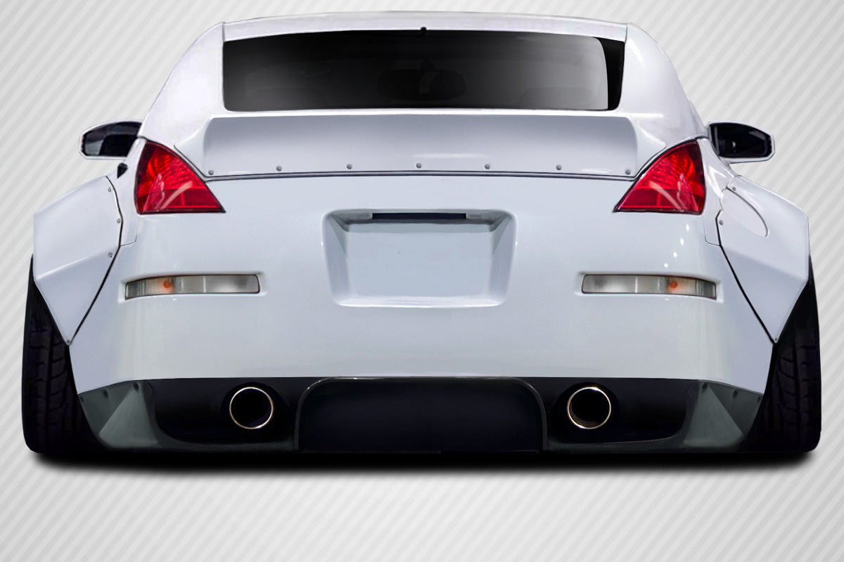 Carbon Creations RBS Rear Lip Add On Spoiler Compatible With 2003-2008 Nissan 350Z - 3 Piece - 113547